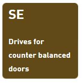 drives for counter-balanced sectional doors